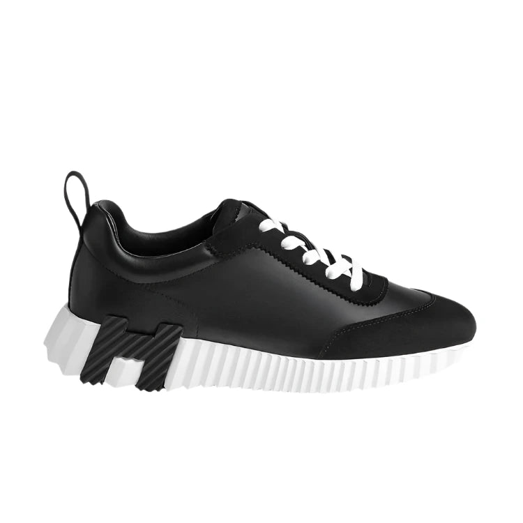Bouncing Sneaker Calfskin and Suede Noir