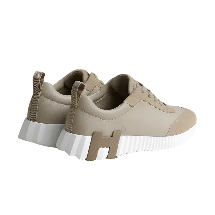 Bouncing Sneaker Suede Sport Goatskin Beige