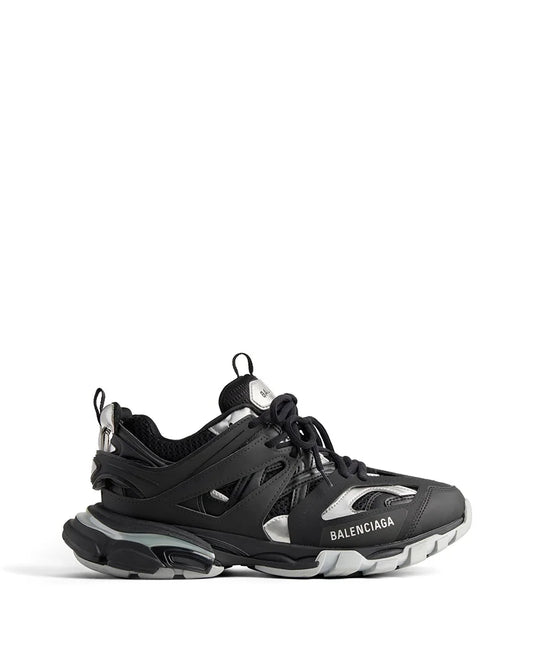 Track Sneaker Black and Silver
