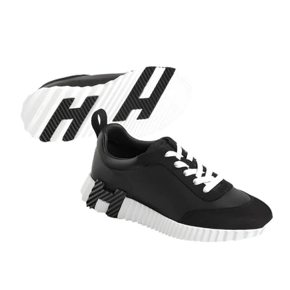 Bouncing Sneaker Calfskin and Suede Noir