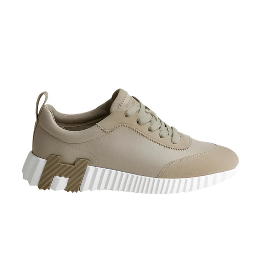Bouncing Sneaker Suede Sport Goatskin Beige