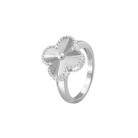 Vintage Alhambra Ring - White Gold